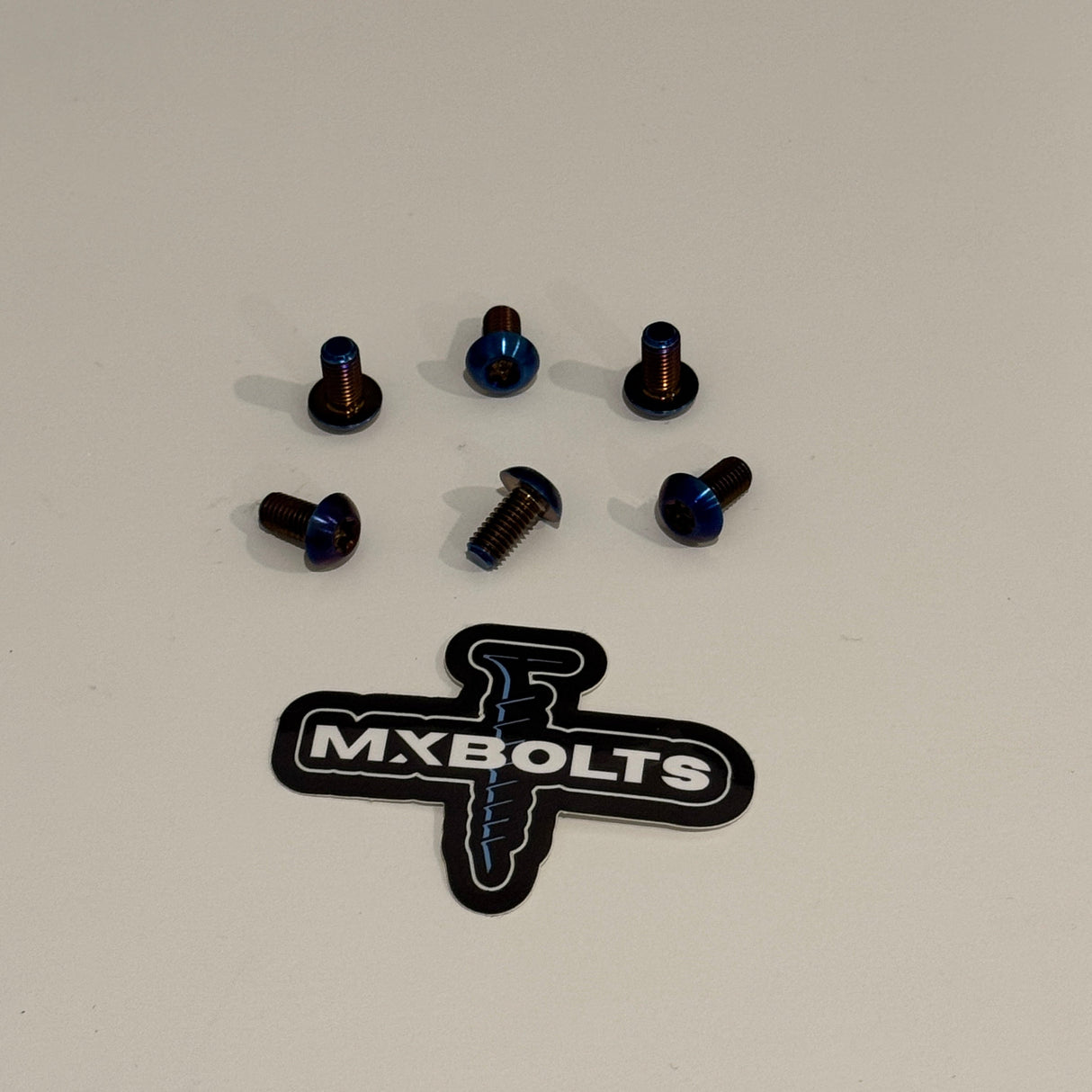 MxBolts E-Moto Fork Guard Titanium Bolts (Set of 6)
