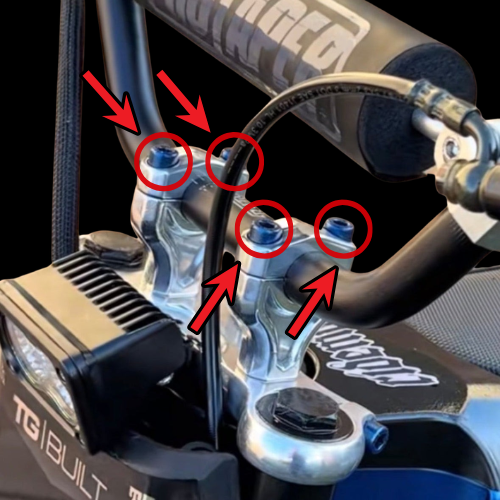 MxBolts Tuttio / Yozma / RTR / Ebox Direct Mount Titanium Bolts (Set of 4)