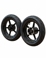 12-inch front mini e-moto supermoto wheel and street tire