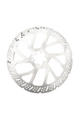 240mm brake rotor with slotted braking surface and six mounting holes