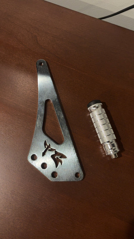 chrome talaria mx3 mx4 mx5 talaria sting shiftlock footlock and bracket kit