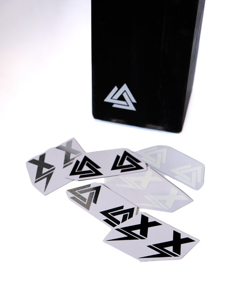 	Machine-cut battery wrap for Talaria and Surron, precise edge fit, EBMX stickers, chi stickers, chrome, black, and white