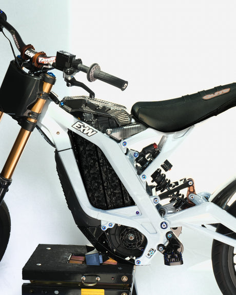 	Machine-cut Forged carbon battery wrap for Talaria and Surron batteries