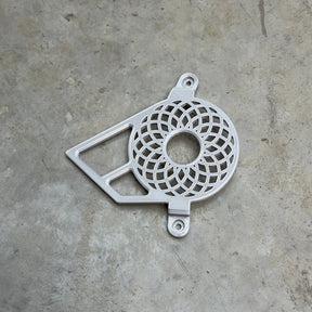 	Atom style Talaria X3 gearbox cover, silver 3D printed plastic