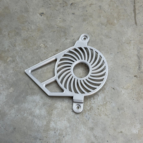 Star style Talaria XXX gearbox cover, silver