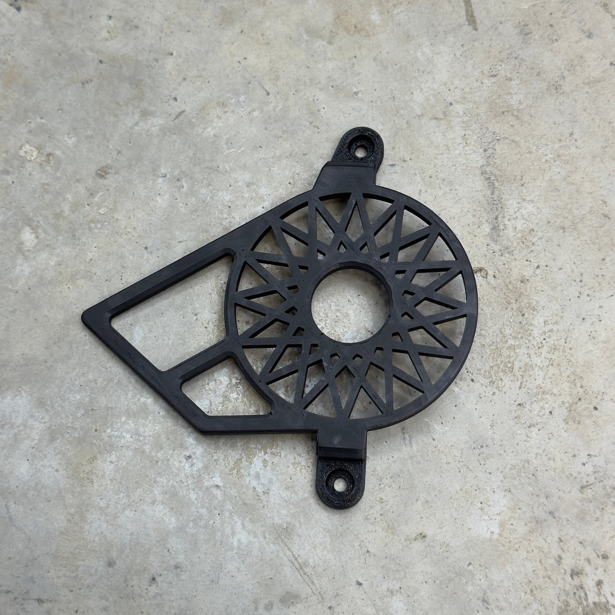 	Star style black gearbox cover for Talaria Sting
