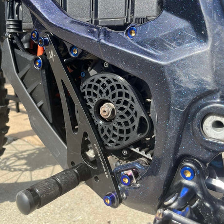 	Plastic motor cover installed on Sur-Ron Ultra Bee