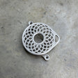 	Atom style Ultra Bee motor cover, silver 3D printed plastic