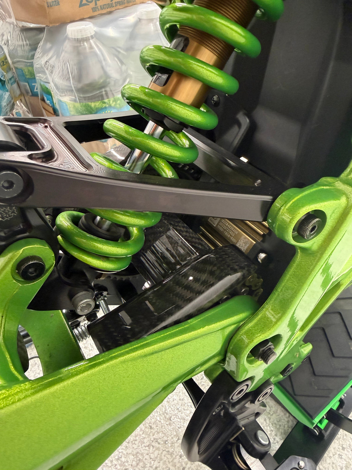 Surron LBX Jackshaft Guard — Genuine Carbon Fiber