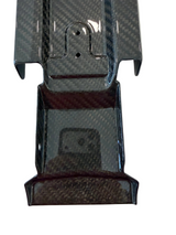 Surron LBX Rear Fender Inner Plate — Genuine Carbon Fiber