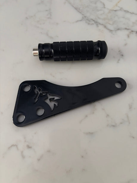 Jet gloss black shift lock kit installed on Talaria X3