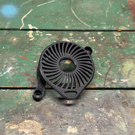 	Spiral style plastic motor cover for Surron LBX, black