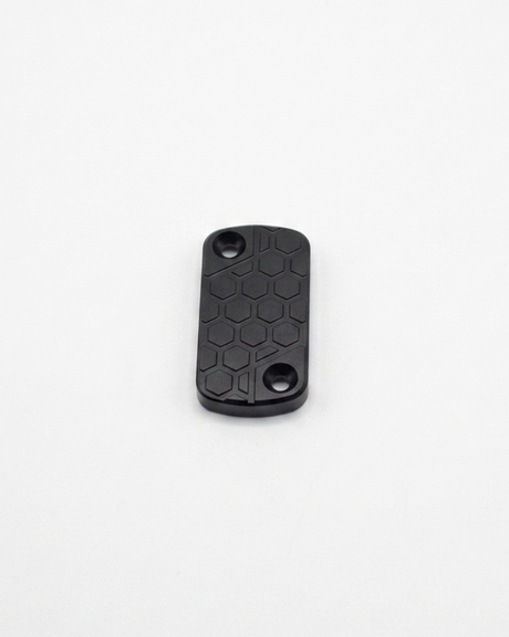 Ultra Bee brake reservoir cap upgrade, black CNC 6061 billet aluminum