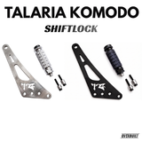 Talaria komodo shiftlock footlock bracket kit black and chrome