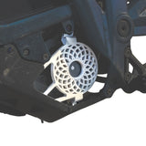 Talaria Sting plastic motor cover gearbox cover, 3D printed in three styles