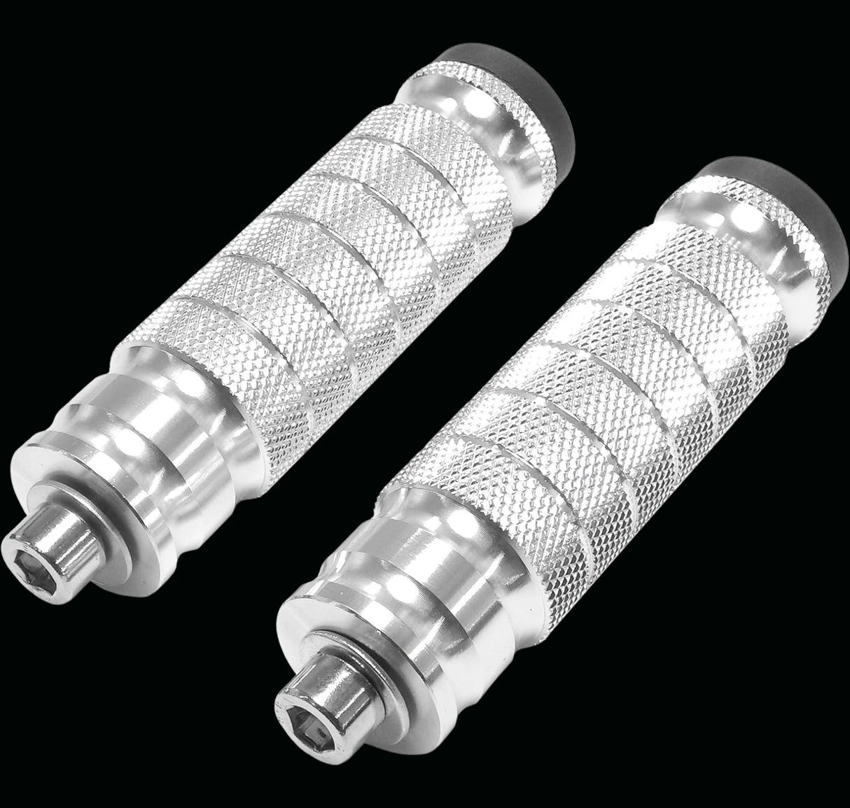 Chrome foot peg option for Ultra Bee shift lock kit