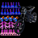 MxBolts Talaria X3 / X3 Pro Titanium Bolt Kit – Full Upgrade Set