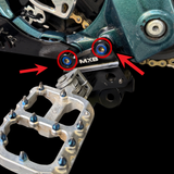 MxBolts Universal E-Moto Peg Bracket Titanium Bolts (Set of 4)