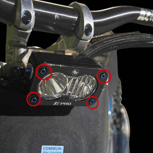 MxBolts Baja S2 / Motoparty Titanium Bolts (Set of 4)