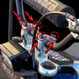 MxBolts Tuttio / Yozma / RTR / Ebox Direct Mount Titanium Bolts (Set of 4)