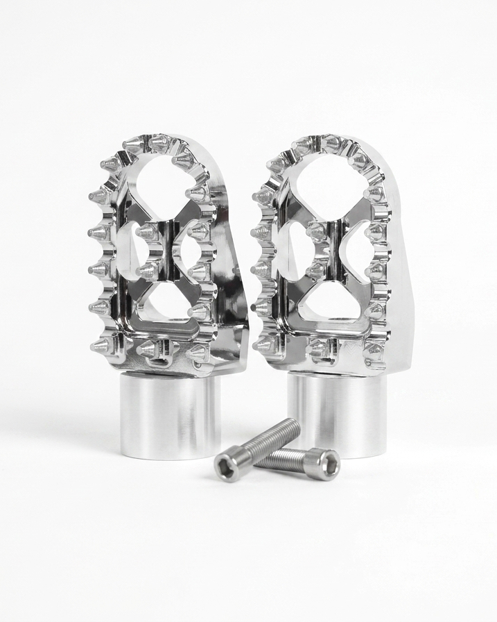 Chrome ebike peg kit super 73