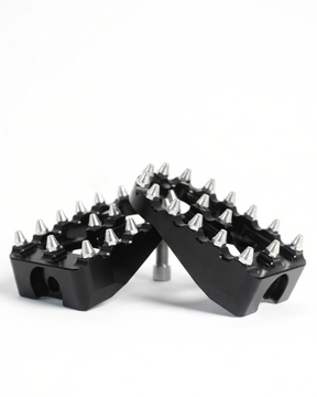 	MX style passenger pegs for Super73 and Macfox e-bikes, black anodized aluminum
