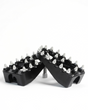 	MX style passenger pegs for Super73 and Macfox e-bikes, black anodized aluminum