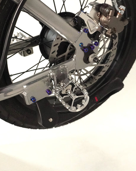 Chrome passenger pegs for super 73