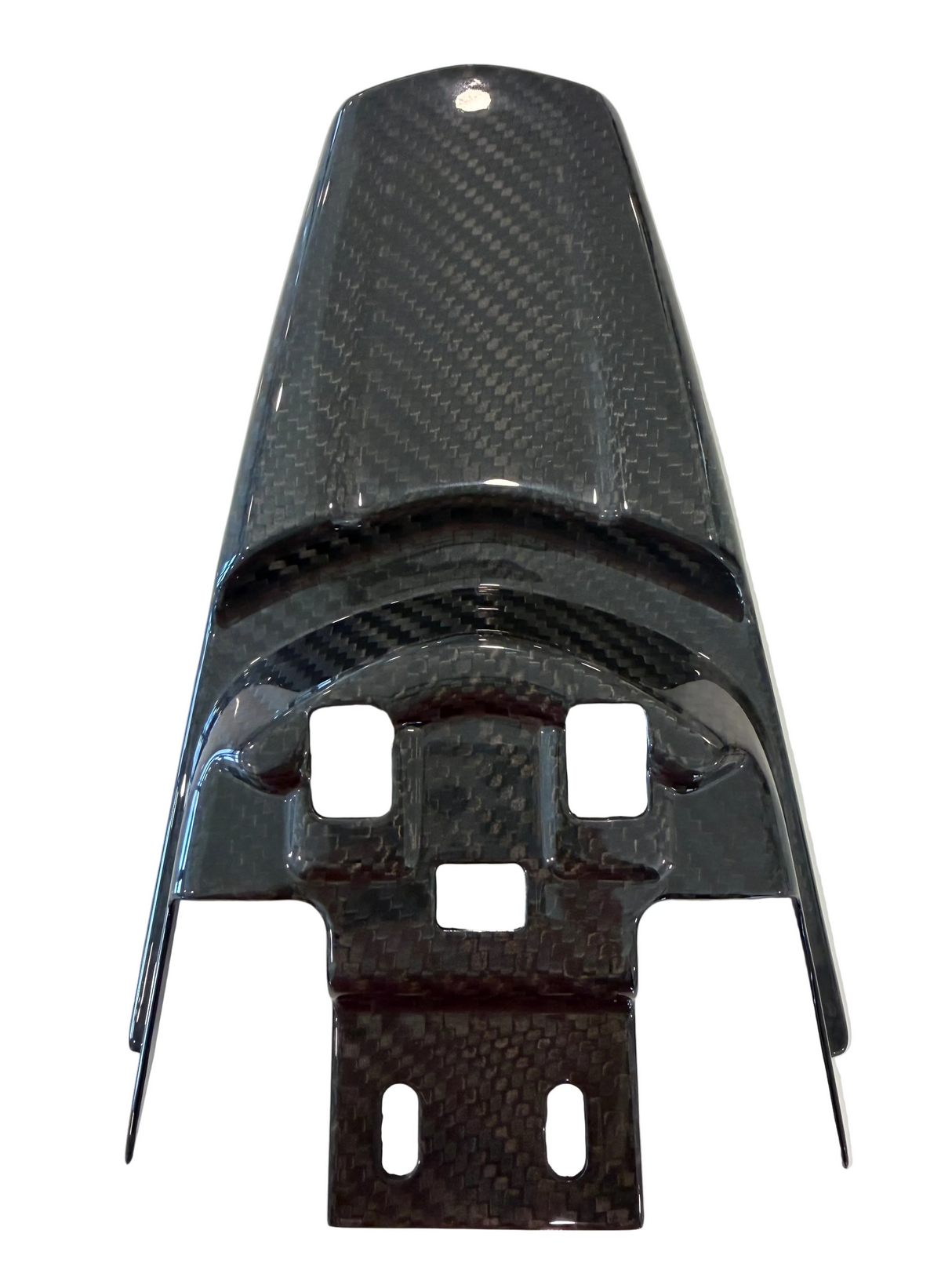 	Surron Light Bee X carbon seat fender, top view with all white background