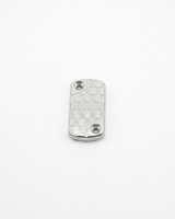 Silver chrome Ultra Bee reservoir cap, machined aluminum finish