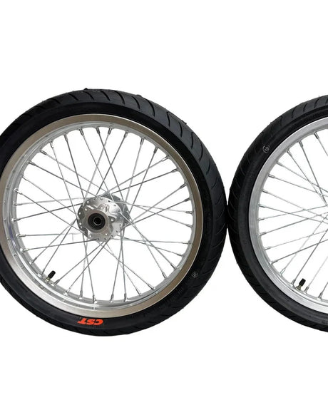Front and rear supermoto wheels for Surron LBX, 79Bike, Ventus and Rerode