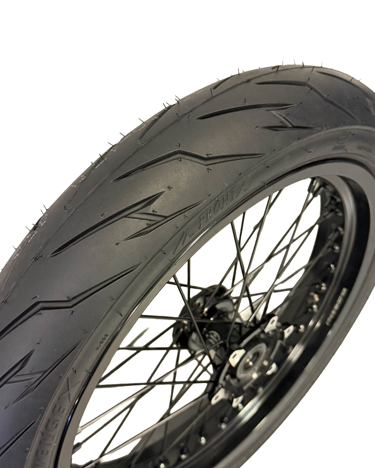 Talaria Komodo 17 x 2.5 front supermoto wheel and tire